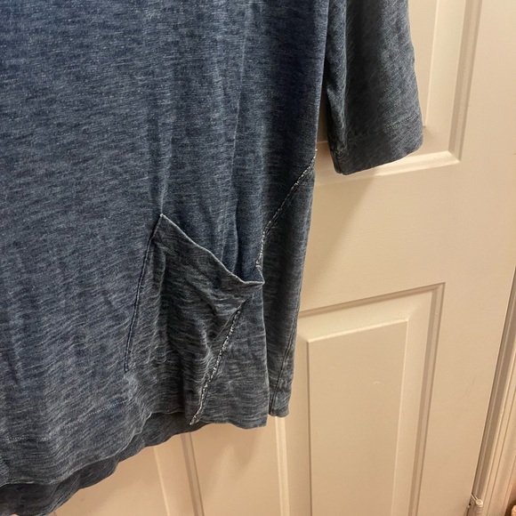 Blue We the Free Oversized Shirt - Picture 2 of 6